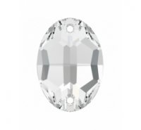 Piedra coser ovalada 24x17mm crystal Swarovski