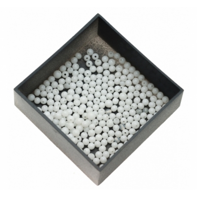 Bola de vidrio de 2~3mm de color blanco mate Bola de vidrio de 2~3mm de color blanco mate