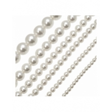 Perla redonda de vidrio de 4mm