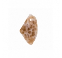 Piedra irregular de cristal Swarovski de 27mm de color sand opal