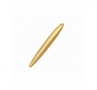 Colgante punta barroco de 54x4mm de color dorado mate