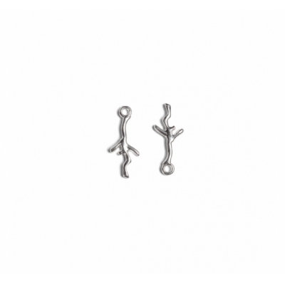 Colgante coral de 20mm de zamak