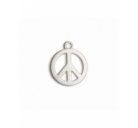 Abalorio colgante símbolo de la paz de 36mm