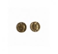 Colgante moneda romana cara caesar grabada