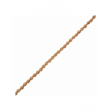 Lágrima de cristal facetada de 4,3x9,5mm