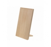 Expositor para collar en madera de pino de 250x150mm