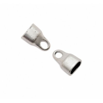 Terminal para cuero regaliz de 10x6mm