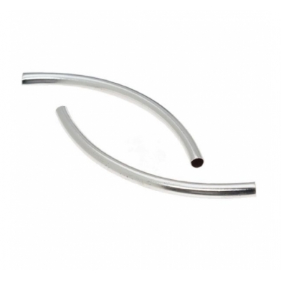 Abalorio tubo redondo curvado de 30mm Abalorio tubo redondo curvado de 30mm